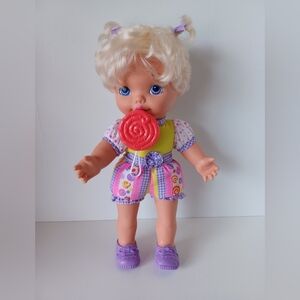 Vintage 1997 Hasbro My Lickety Treats Doll With Lollipop
